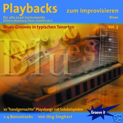 Bundle zum Vorzugspreis: "Playbacks zum Improvisieren Vol.1-3